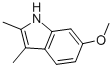 structure of CAS# 58176-56-0, 2,3-Dimethyl-6-Methoxyindole;St5447357;Nciopen2_002113;Nsc105314