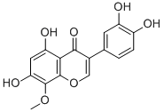 CAS#: 58262-89-8， 3-(3,4-Dihydroxyphenyl)-5,7-Dihydroxy-8-Methoxy-4H-1-Benzopyran-4-One
