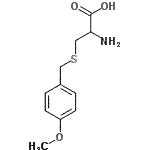 结构式 CAS# 58290-34-9, S-(4-甲氧基苄基)半胱氨酸