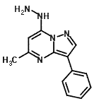 CAS#: 58347-29-8， 7-Hydrazino-5-Methyl-3-Phenylpyrazolo[1,5-a]Pyrimidine