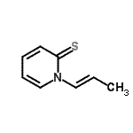 CAS#: 58379-47-8， 1-[(1E)-1-Propen-1-Yl]-2(1H)-Pyridinethione
