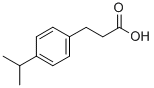结构式 CAS# 58420-21-6, 3-(4-异丙基苯基)丙酸
