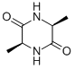 structure of CAS# 5845-61-4, Cyclo(-Ala-Ala);(3S,6S)-3,6-Dimethylpiperazine-2,5-Quinone;Zinc00039524;2,5-Piperazinedione, 3,6-Dimethyl-, (3S-Cis)-