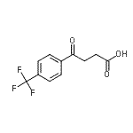 结构式 CAS# 58457-56-0, 4-氧代-4-[4-(三氟甲基)苯基]丁酸