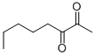 structure of CAS# 585-25-1, 2,3-Octanedione;2,3-Octanedione;Nsc7642
