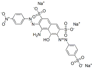 CAS#: 5850-37-3， Trisodium 4-Amino-5-Hydroxy-3-[(4-Nitrophenyl)Azo]-6-[(4-Sulphonatophenyl)Azo]Naphthalene-2,7-Disulphonate