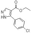 CAS#: 58582-98-2， Ethyl 5-(4-Chlorophenyl)-1H-Pyrazole-4-Carboxylate