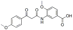 CAS#: 5867-18-5， 4-Methoxy-3-[[3-(4-Methoxyphenyl)-1,3-Dioxopropyl]Amino]Benzoic Acid