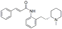 CAS#: 58754-46-4， (E)-N-[2-[2-[(2S)-1-Methyl-2-Piperidyl]Ethyl]Phenyl]-3-Phenyl-Prop-2-Enamide