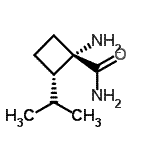 CAS#: 587829-75-2， (1S,2S)-1-Amino-2-Isopropylcyclobutanecarboxamide