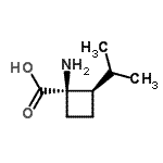 CAS#: 587829-80-9， (1R,2R)-1-Amino-2-Isopropylcyclobutanecarboxylic Acid