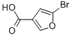 structure of CAS# 58832-36-3, 2-Bromofuran-4-Carboxylic Acid;2-Bromofuran-4-Carboxylic Acid;5-Bromofuran-3-Carboxylic Acid
