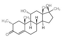 CAS#: 5888-10-8， (2R,8S,9S,10R,11R,13S,14S,17S)-11,17-Dihydroxy-2,10,13,17-Tetramethyl- 2,6,7,8,9,11,12,14,15,16-Decahydro-1H-Cyclopenta[a]Phenanthren-3-One