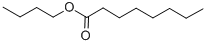 structure of CAS# 589-75-3, Butyl Caprylate;Octanoic Acid Butyl Ester;Caprylic Acid Butyl Ester;Nsc 23740