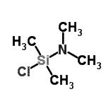 CAS#: 58962-61-1， 1-Chloro-N,N,1,1-Tetramethylsilanamine