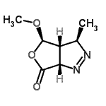 CAS#: 592524-36-2， (3R,3aR,4R,6aS)-4-Methoxy-3-Methyl-3,3A,4,6A-Tetrahydro-6H-Furo[3,4-c]Pyrazol-6-One