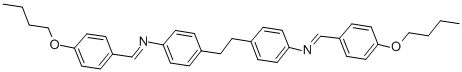 structure of CAS# 59261-10-8, 1-(4-Butoxyphenyl)-N-[4-[2-[4-[(4-butoxyphenyl)methyleneamino]phenyl]ethyl]phenyl]methanimine;1-(4-Butoxyphenyl)-N-[4-[2-[4-[(4-Butoxyphenyl)Methyleneamino]Phenyl]Ethyl]Phenyl]Methanimine;(4-Butoxybenzylidene)-[4-[2-[4-[(4-Butoxybenzylidene)Amino]Phenyl]Ethyl]Phenyl]Amine;Bis(P-Butoxybenzylidene)-.Alpha.,.Alpha.-Bi-P-Toluidine