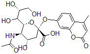 CAS#: 59322-44-0， 2'-(4-Methylumbelliferyl)-alpha-D-N-Acetylneuraminic Acid