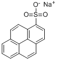 structure of CAS# 59323-54-5, Pyrene-1-Sulfonic Acid Sodium Salt;Sodium 1-Pyrenesulfonate;1-Pyrenesulfonic Acid Sodium Salt;82657_Fluka