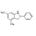 CAS#: 593232-99-6， 4,6-Dimethyl-2-(4-Pyridinyl)Indoline