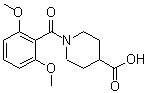 CAS#: 593261-82-6， 1-(2,6-Dimethoxybenzoyl)-4-Piperidinecarboxylic Acid