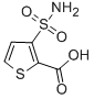 structure of CAS# 59337-97-2, 3-(Aminosulfonyl)Thiophene-2-Carboxylic Acid;3-Sulfamoyl-2-Thiophenecarboxylic Acid;3-Sulfamoyl-2-Thenoic Acid;3-(Aminosulfonyl)-2-Thiophenecarboxylic Acid