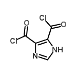 结构式 CAS# 59399-36-9, 1H-咪唑-4,5-二甲酰氯