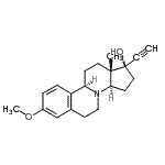 CAS#: 5941-36-6， (1R,3aR,10bR,12aS)-1-Ethynyl-8-Methoxy-12A-Methyl-1,2,3,3A,5,6,10B,11,12,12A-Decahydrocyclopenta[5,6]Pyrido[2,1-a]Isoquinolin-1-Ol