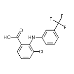 CAS#: 59425-32-0， 3-Chloro-2-{[3-(Trifluoromethyl)Phenyl]Amino}Benzoic Acid