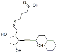 CAS#: 59476-65-2， [1R-[1alpha(Z),2beta(S*),3alpha,5alpha]]-7-[2-(5-Cyclohexyl-3-Hydroxypent-1-Ynyl)-3,5-Dihydroxycyclopentyl]Hept-5-Enoic Acid