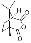 structure of CAS# 595-30-2, DL-Camphoric Anhydride;1,8,8-Trimethyl-3-Oxabicyclo[3.2.1]Octane-2,4-Quinone;Nci60_020164;3-Oxabicyclo[3.2.1]Octane-2,4-Dione, 1,8,8-Trimethyl-, (1S)-