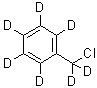 结构式 CAS# 59502-05-5, 苄基-D7 氯化物