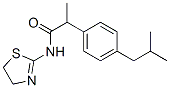 CAS 登录号：59512-32-2， N-(4,5-二氢噻唑-2-基)-2-(4-异丁基苯基)丙酰胺