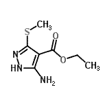 CAS#: 59541-46-7， Ethyl 5-Amino-3-(Methylsulfanyl)-1H-Pyrazole-4-Carboxylate