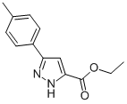 结构式 CAS# 595610-41-6, 3-(4-甲基苯基)-1H-吡唑-5-羧酸乙酯