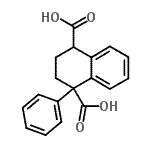 CAS#: 596-56-5， 1-Phenyl-1,2,3,4-Tetrahydro-1,4-Naphthalenedicarboxylic Acid