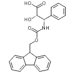 CAS#: 596096-27-4， (2S,3S)-3-{[(9H-Fluoren-9-Ylmethoxy)Carbonyl]Amino}-2-Hydroxy-3-Phenylpropanoic Acid