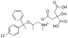 CAS#: 5964-37-4， [2-[1-(4-Chlorophenyl)-1-Phenylethoxy]Propyl]Dimethylammonium Dihydrogen 2-Hydroxypropane-1,2,3-Tricarboxylate