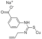 CAS#: 5965-40-2， Sodium 3-(3-allyl-S-cuproisothioureido)benzoate