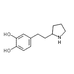 CAS#: 596810-83-2， 4-[2-(2-Pyrrolidinyl)Ethyl]-1,2-Benzenediol