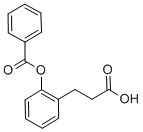 structure of CAS# 59725-59-6, 3-[2-(Benzoyloxy)Phenyl]Propionic Acid;3-[2-(Oxo-Phenylmethoxy)Phenyl]Propanoate;3-[2-(Benzoyloxy)Phenyl]Propionate;3-(2-Phenylcarbonyloxyphenyl)Propanoate