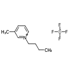 结构式 CAS# 597581-48-1, 1-丁基-3-甲基吡啶鎓四氟硼酸盐