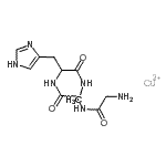 CAS 登录号：59808-16-1， 甘氨酰甘氨酰-N-甲基-组胺酰胺铜(2+)盐(1:1)
