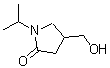 structure of CAS# 59857-88-4, 4-(Hydroxymethyl)-1-Isopropyl-2-Pyrrolidinone;MFCD08059982