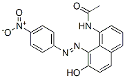 CAS#: 59970-81-9， N-[7-Hydroxy-8-[2-(4-nitrophenyl)diazenyl]-1-naphthalenyl]-Acetamide