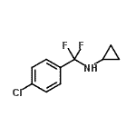CAS#: 60010-38-0， N-[(4-Chlorophenyl)(Difluoro)Methyl]Cyclopropanamine