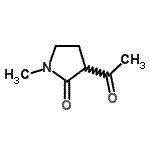 CAS 登录号：60044-08-8， 3-乙酰基-1-甲基-2-吡咯烷酮