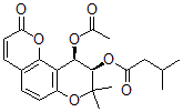 CAS#: 6005-18-1， 3-Methylbutyric Acid [[9R,10R,(+)]-10-Acetoxy-9,10-Dihydro-8,8-Dimethyl-2-Oxo-2H,8H-Benzo[1,2-b:3,4-b']Dipyran-9-Yl] Ester