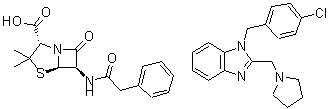 CAS#: 6011-39-8， Benzylpenicillinclemizole