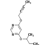 CAS#: 601482-63-7， 4-sec-Butoxy-6-(2-butyn-1-yloxy)pyrimidine